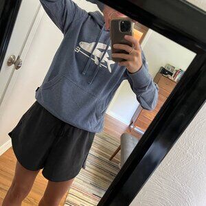 Patagonia Women's Blue Hoodie with Fish (size XS)